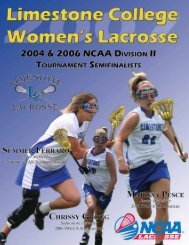 Media Guide - Limestone Athletics