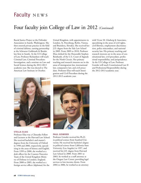 Download the publication - College of Law - University of Iowa