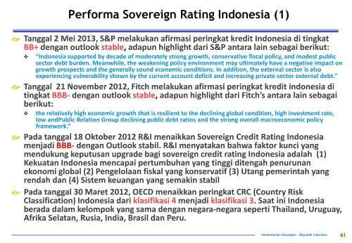 BSPUN (Govt Debt Profile) edisi Mei 2014