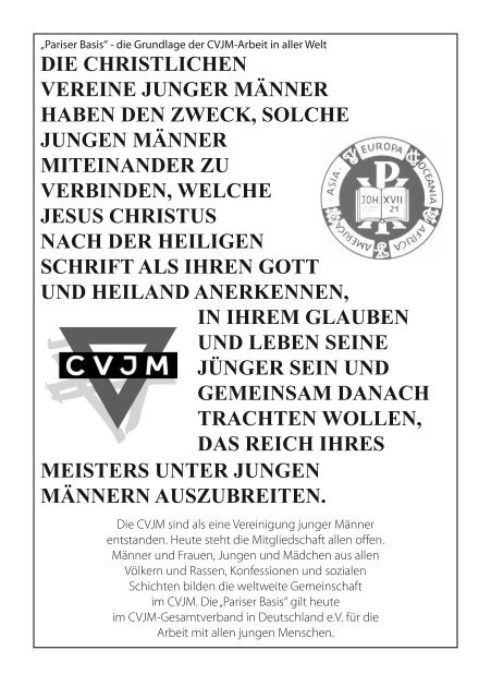 Aktuelles aus dem Verein CVJM Ennepetal-Milspe e.V.