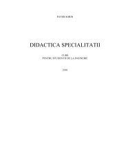 Didactica Specialitatii - Pater