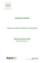 Enjeux des systèmes embarqués pour l'automobile - CEA