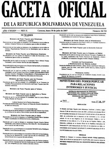 Gaceta Oficial de la DesignaciÃ³n del Dr. Divis Antunez - Servicio ...