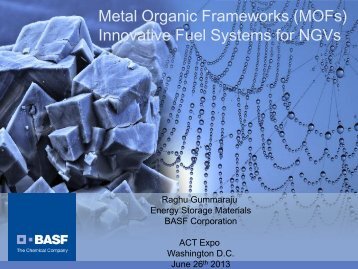 MOFs - "ACT" Expo