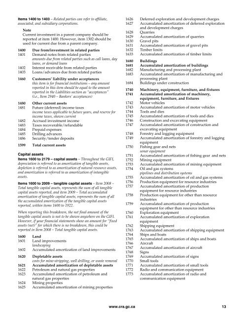 Guide to the General Index of Financial Information ... - New Learner