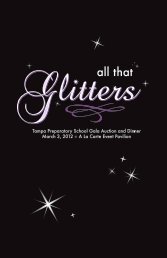 All That Glitters Catalog - Tampa Preparatory School