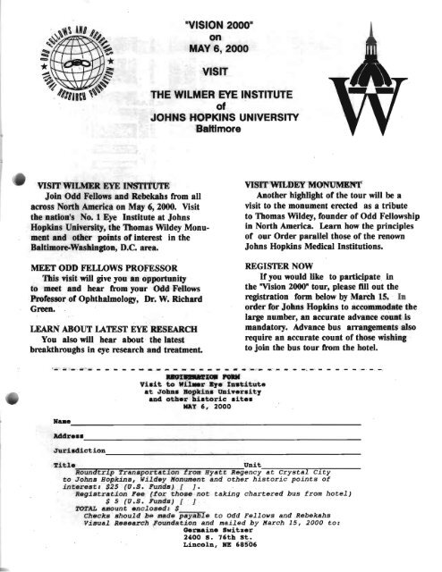 Jan - Grand Lodge of Pennsylvania, Independent Order of Odd ...