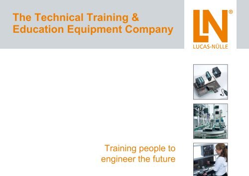 The Technical Training & Education Equipment ... - Lucas-Nülle