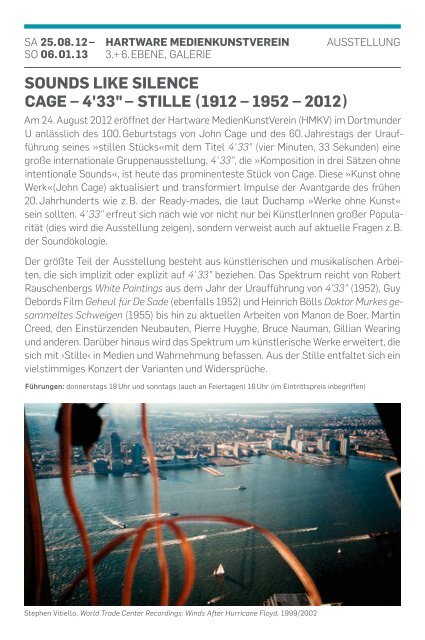 programm 2012 - Dortmunder U