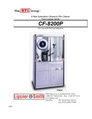 Lipsner-Smith CF-8200 Operator's Manual, part 1