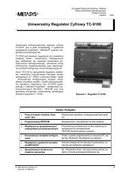 Uniwersalny Regulator Cyfrowy TC-9100 - Tech-System