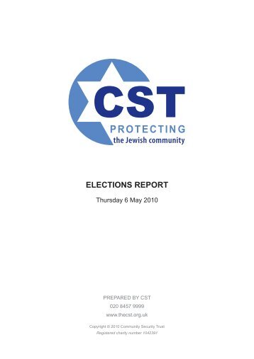 Elections Report - Community Security Trust