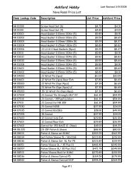 Item Price List.csv - Ashford Hobby