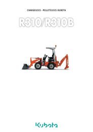 CHARGEUSES - PELLETEUSES KUBOTA - Interempresas