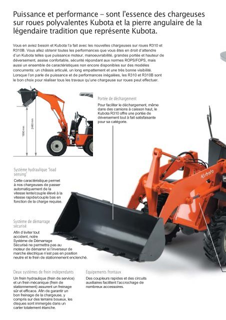 CHARGEUSES - PELLETEUSES KUBOTA - Interempresas