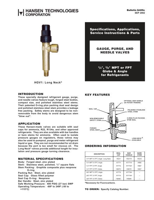 G409c - Hansen Technologies