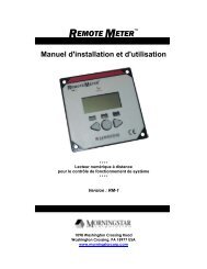 Remote Meter Operators Manual in French