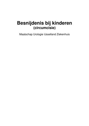 Besnijdenis bij kinderen (circumcisie) - IJsselland Ziekenhuis