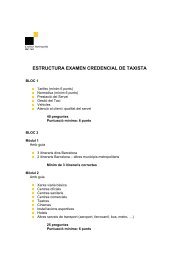 ESTRUCTURA EXAMEN CREDENCIAL DE TAXISTA