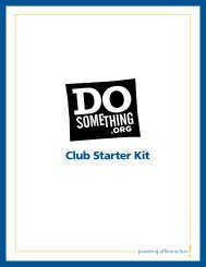Club Starter Kit - Do Something