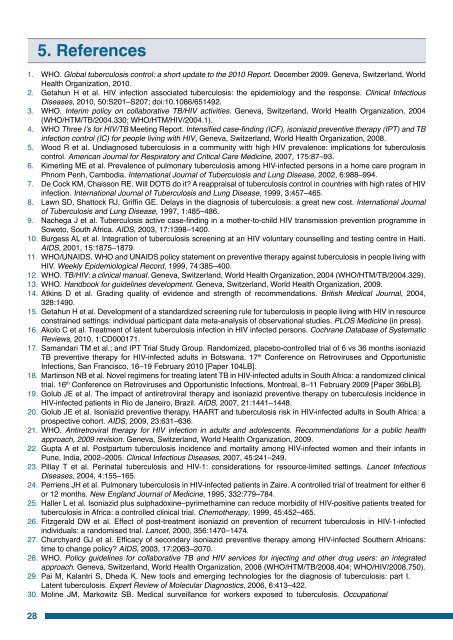 Guidelines for intensified tuberculosis case-finding and isoniazid ...