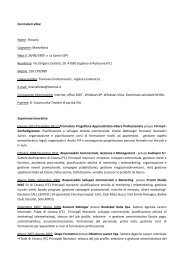 Rosaria Cognome: Martellotta Nata il: 28/06/1980 a La Spezia (SP)