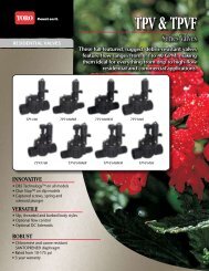 TPV & TPVF Series Valves - SPRINKLER TALK