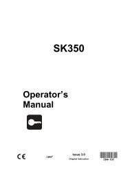 SK350 Manual - Ditch Witch