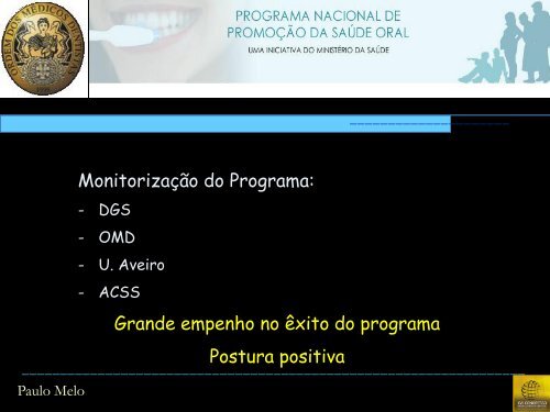 "Cheque-dentista" - Realidade e perspectivas futuras - Ordem dos ...