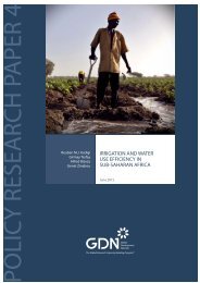 irrigation and water use efficiency in sub-saharan africa - Global ...