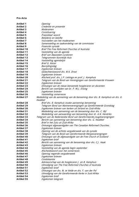 Acta Spakenburg 1 1987 Pdf Kerkrecht Nl