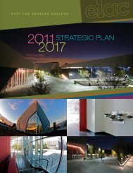 ELAC Strategic Plan - East Los Angeles College