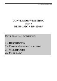 CONVERSOR WESTERMO MD45 DE RS-232C A RS422/485 - Valtek