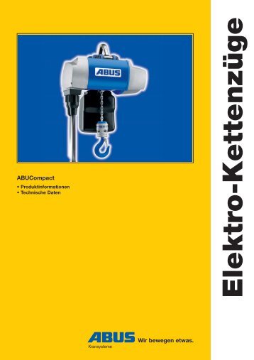 Elektro-Kettenzüge - Abus Kransysteme GmbH