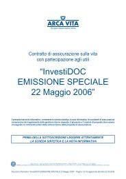 ArcaVita_InvestiDOC EM.Sp.22_05 - Gruppo Assicurativo Arca