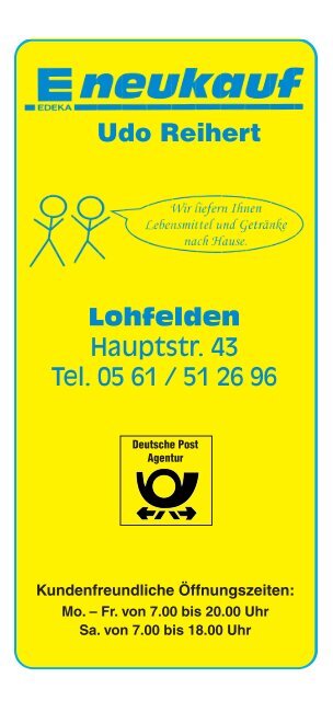 Toto – Lotto – Schreibwaren Geschenkartikel ... - Lohfelden