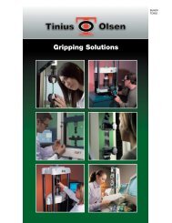 Gripping Solutions - Tinius Olsen