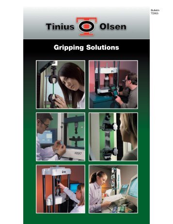 Gripping Solutions - Tinius Olsen