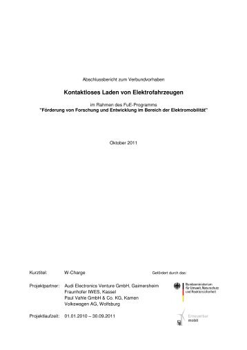 Ergebnisbericht - Zukunftsweisende Förderung von Forschung und ...