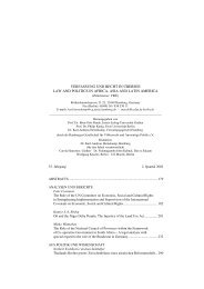 verfassung und recht in Ã¼bersee law and politics in africa, asia and ...