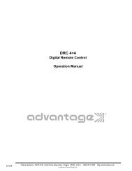 DRC 4+4 Digital Remote Control Operation Manual