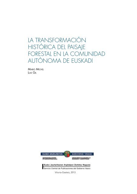 la transformaciÃ³n histÃ³rica del paisaje forestal en la comunidad ...