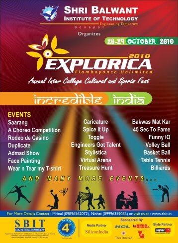 Click Here to Download the Explorica Poster - Sbit.in