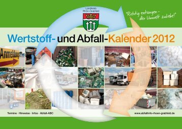 Wertstoff-und Abfall-Kalender 2012 - Landkreis Rhön-Grabfeld