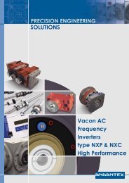 AC Frequency Inverters NXP / NXC - Andantex UK