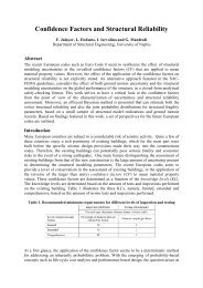 Confidence Factors and Structural Reliability - ReLUIS