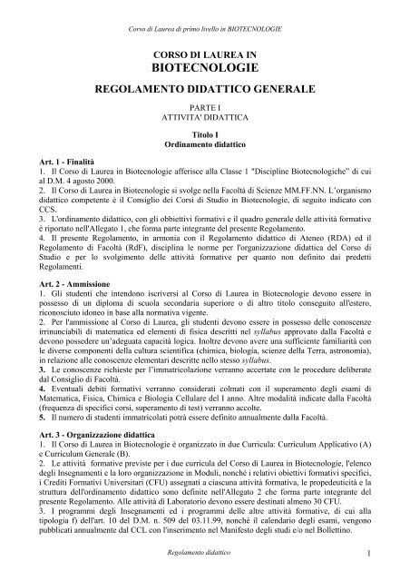 Esempio di rapporto di laboratorio universitario