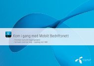 Kom i gang med Mobilt Bedriftsnett - Telenor