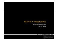 Marcos e Imperativos - designblog