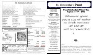 September 30, 2012 bulletin - Diocese of London